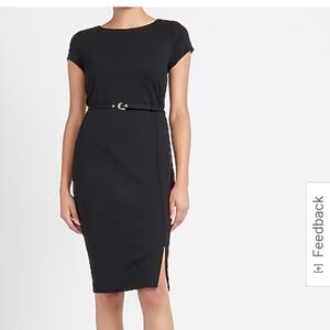 Express Belted Sheath Dress